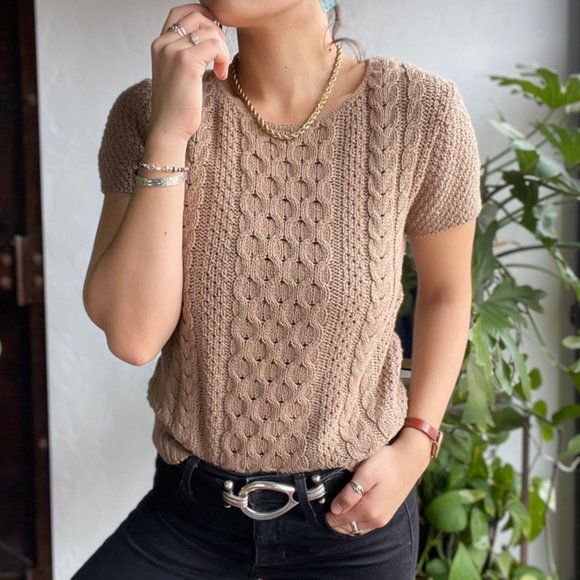 Vintage Sweaters - 🏷 Sold  | Cross-Country Knits Brown Sweater